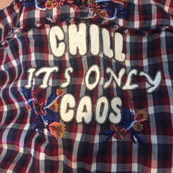 Chill it’s only coas. Zara women’s top - Picture 2 of 7